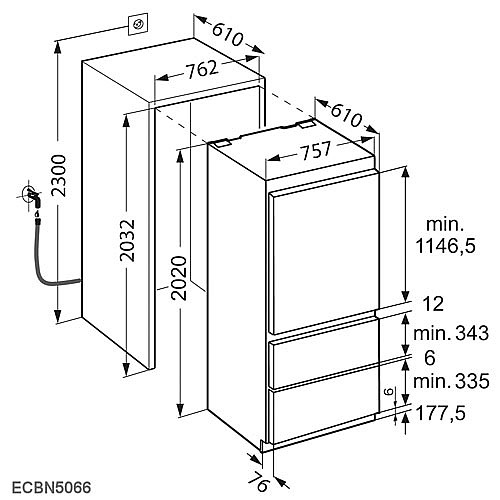 ���� ��������� ���� 76 �"� ���� LIEBHERR ��� ECBN5066 ������
