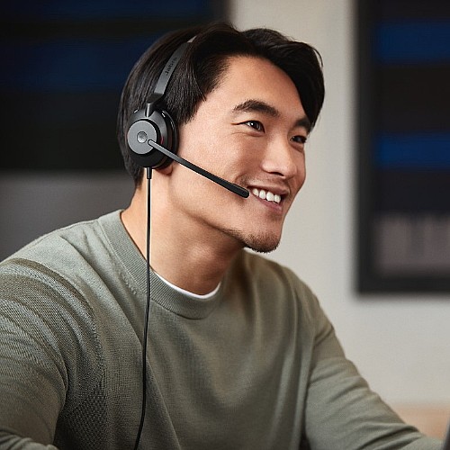 ����� ��� ����� ������ ���� JABRA ��� EVOLVE 2 30 MS STEREO USB-A