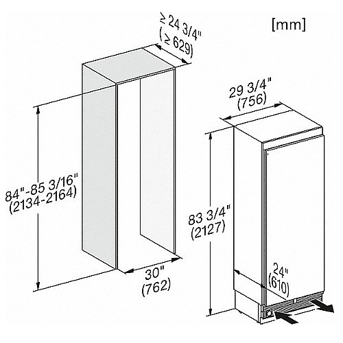 ����� �������� 76 �"� ���� MIELE ���� ��� F2811 VI