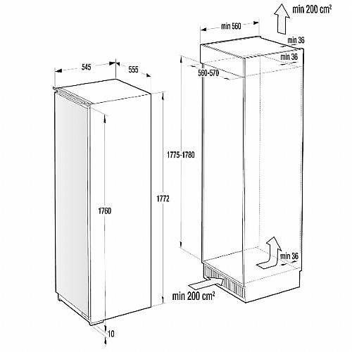 ����� �������� ���� GORENJE ������ FNI5182A1