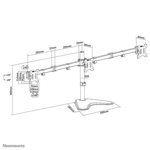 ���� ������ � 3 ����� �� "27 NEO MOUNTS ���������� ��� FPMA-D550DD3BLACK