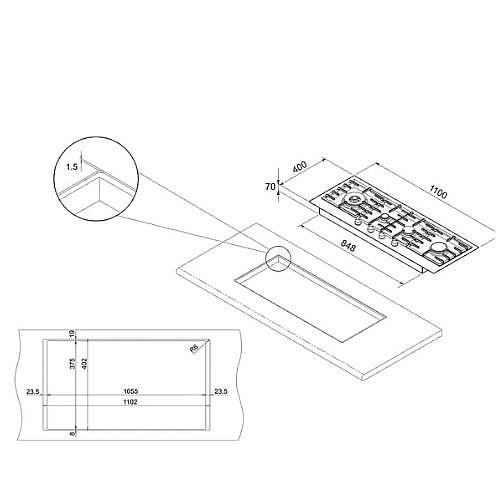 ������ �� ����� 4 ����� 110 �"� FRATELLI ����� ��� FRS-124