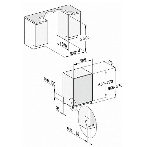���� ���� �������� 60 �"� ���� MIELE ���� G 5260 SCVI