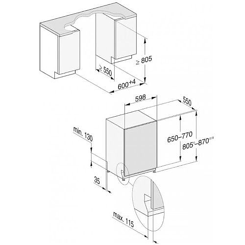 ���� ���� �������� 60 �"� ���� MIELE ���� ���  G 7180 SCVI