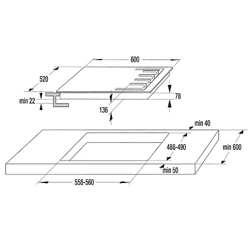 ������ �� 60 �"� ���� GORENJE ������� ��� GW642SYB