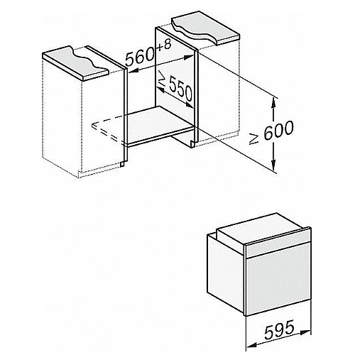 ���� ���� 60 �"� ���� MIELE ���� ��� H2860B CLST