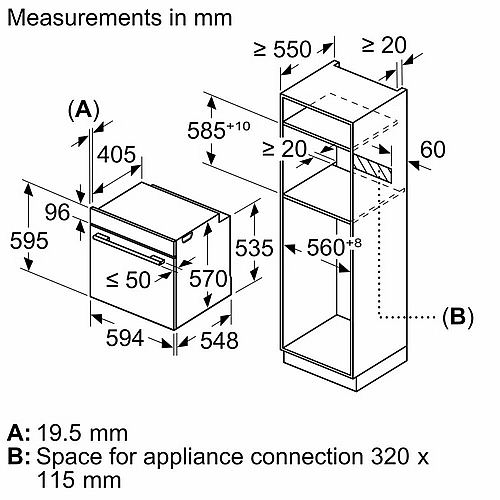 ���� ���� ������� 60 �"� ���� BOSCH ��� ��� HBA578BB0 ������ �����