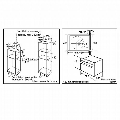 ���� ���� ����� 60 �"� ���� BOSCH ��� HBC84K523 