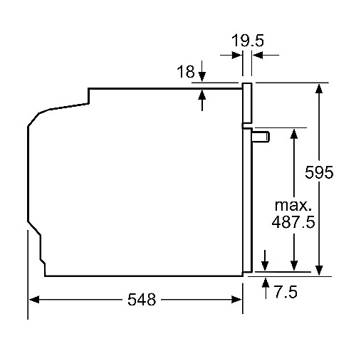 ���� ���� 60 �"� ���� BOSCH ��� ��� HBG635BS1