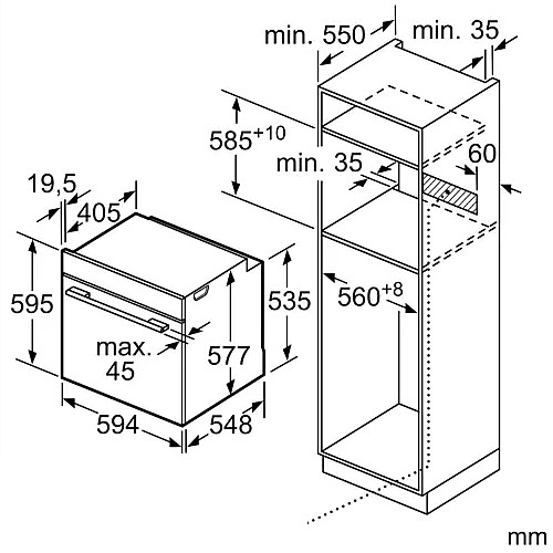 ���� ���� �������� 60 �"� ���� BOSCH ��� ��� HBG675BS2