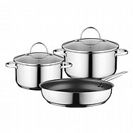 סט 2 סירים ומחבת לאינדוקציה מבית BOSCH בוש דגם HEZ9SE030 סט 2 סירים ומחבת לאינדוקציה מבית BOSCH בוש דגם HEZ9SE030