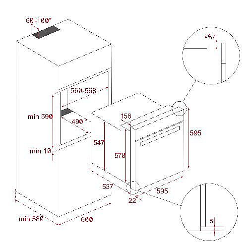 ���� ����� ���� 60 �"� ���� TEKA ��� ��� HLB8600