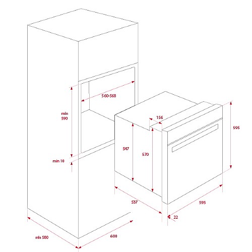 ���� �������� ���� 60 �"� ���� TEKA ��� ��� WISH HLB860P