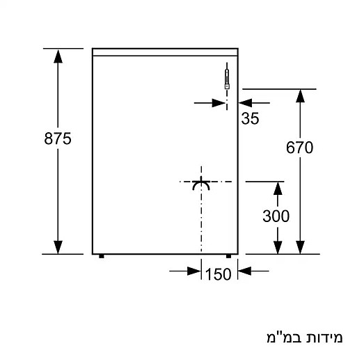 ���� ����� ������ 60 �"� ���� BOSCH ��� HXR39IH50Y