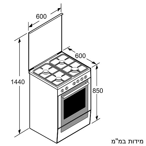 ���� ����� ������ 60 �"� ���� BOSCH ��� HXR39IH50Y