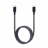כבל ICONIC CABLE C-C 2M אייקוניק דגם IDI-508 שחור - כסוף כבל ICONIC CABLE C-C 2M אייקוניק דגם IDI-508 שחור - כסוף