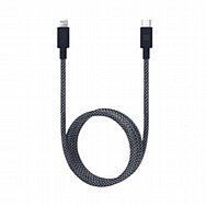 כבל ICONIC CABLE C-L 2M אייקוניק דגם IDI-512 שחור - כסוף כבל ICONIC CABLE C-L 2M אייקוניק דגם IDI-512 שחור - כסוף