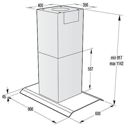 ���� ���� �� 90 �"� GORENJE ������ ��� IHGC963ORAW