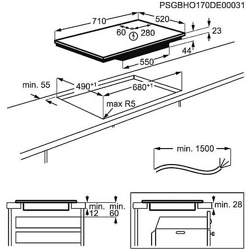  ������� ��������� 70 �"� ���� AEG ��� ���  �IKE74471FB