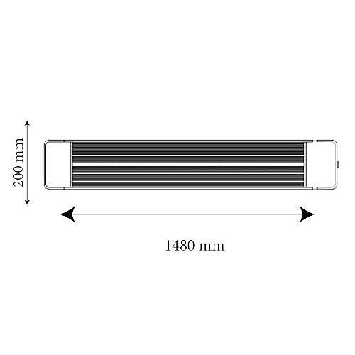 ���� ����� MATRIX VULCAN 2400W ������ ��� IP55-VULCAN2400W-RC