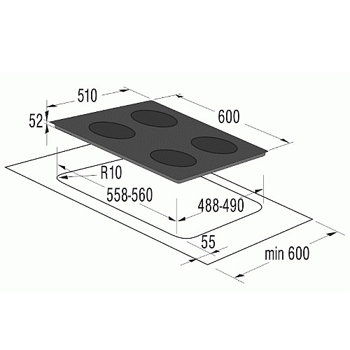 ������ ��������� 60 �"� ���� GORENJE ������ ��� IT612SY2W
