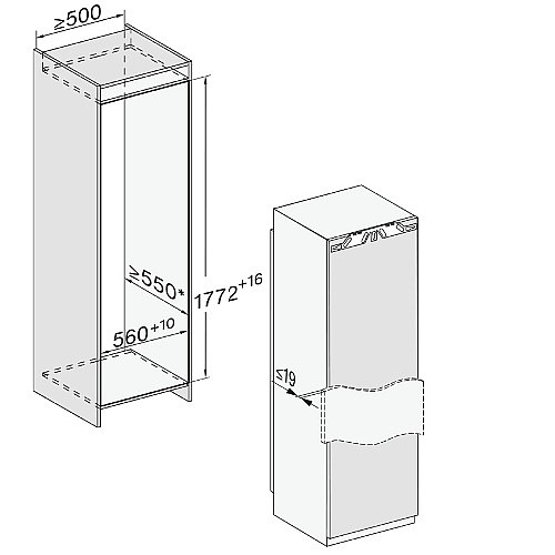 ���� �������� 60 �"� ���� MIELE ���� ��� K 7773 D
