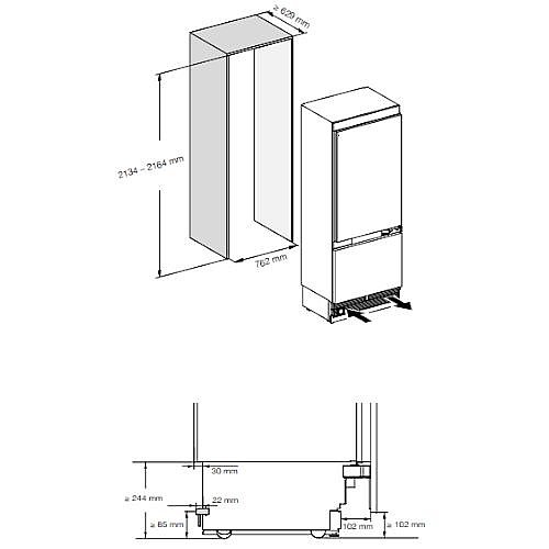 ���� �������� ����� ����� 90 �"� ���� MIELE ���� ��� KF 2901 Vi