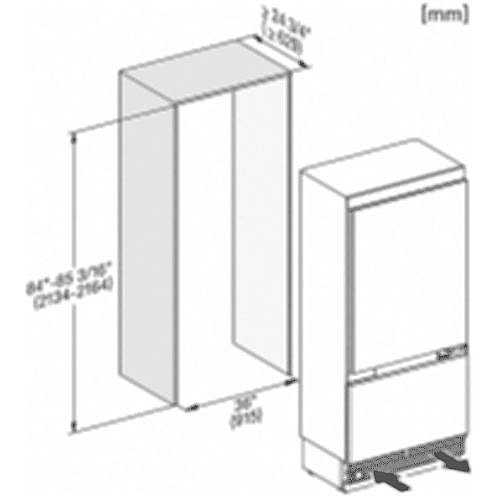 ���� �������� ����� ����� 90 �"� ���� MIELE ���� ��� KF 2911 VI L