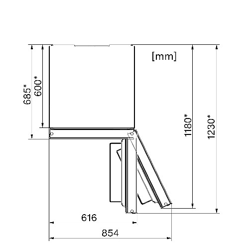 ���� ����� ����� 60 �"� ���� MIELE ���� ��� KFN29233 D BB
