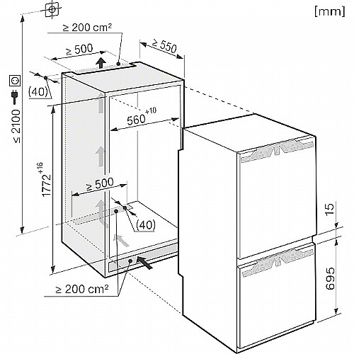 ���� �������� ����� ����� ���� MIELE ��� KFN37282 ������ ������� �����