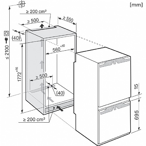 ���� �������� ����� ����� ���� MIELE ��� KFN37452ID ������ ������� �����