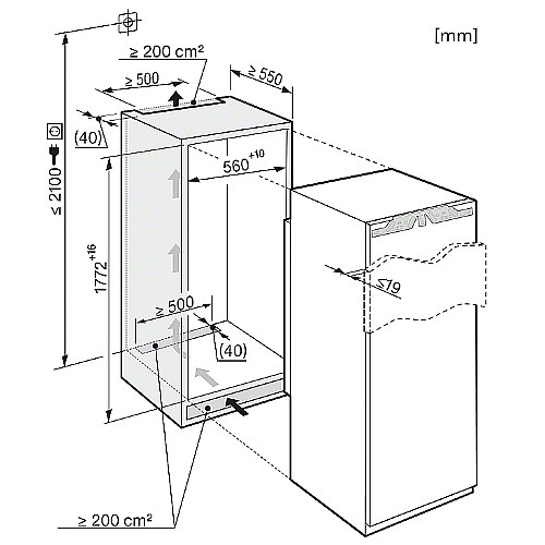 ���� �������� 60 �"� ���� MIELE ���� ��� K 37422 ID
