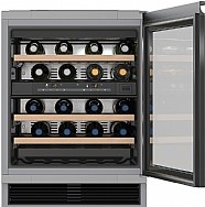 מקרר יין 34 בקבוקים 60 ס"מ מבית MIELE מילה דגם KWT6321UG מקרר יין 34 בקבוקים 60 ס"מ מבית MIELE מילה דגם KWT6321UG