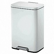 פח אשפה מרובע 50 ליטר EKO אקו דגם MADISON לבן פח אשפה מרובע 50 ליטר EKO אקו דגם MADISON לבן