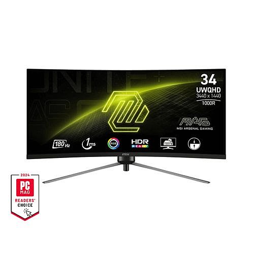 ��� ���� ������� ���� 34" MSI �� �� ��� ��� MAG 345CQR