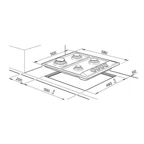 ������ �� 58 �"� ���� DELONGHI ������ ��� NDG57W