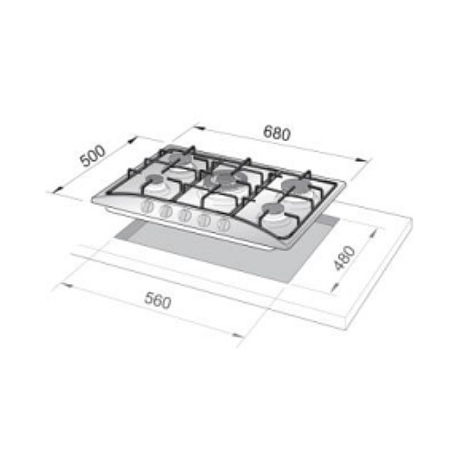 ������ �� 58 �"� ���� DELONGHI ������ ��� NDG71N