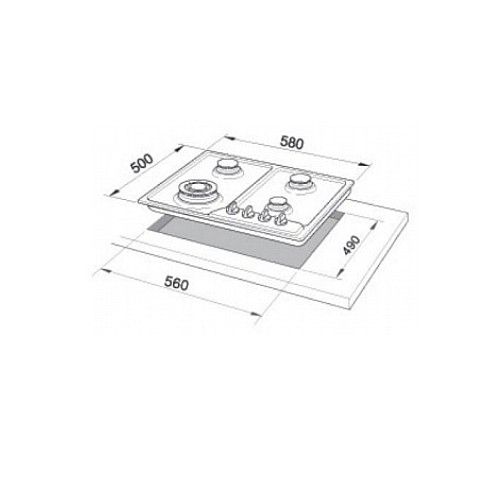������ �� 58 �"� ���� DELONGHI ������ ��� NDG71X