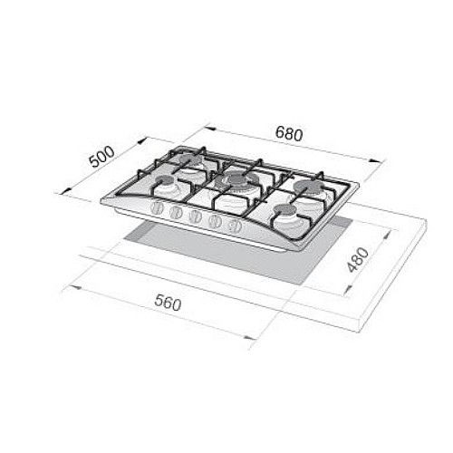 ������ �� 68 �"� ���� DELONGHI ������ ��� NDG82AN