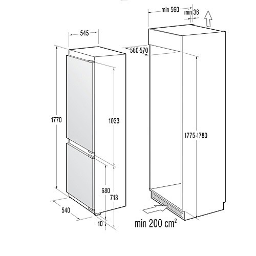 ���� �������� ���� GORENJE ������ NRKI512ST