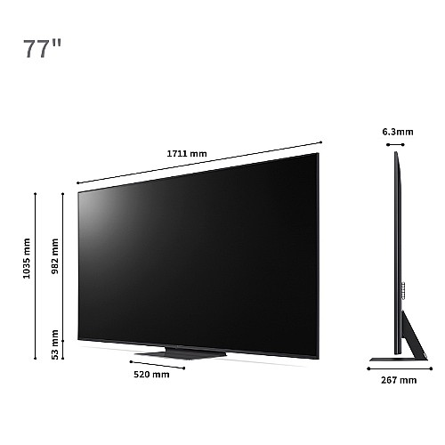 ��� ����������� evo LG OLED - ����� 77 ���� Smart TV  ���������� K4 ���: OLED77C36LA