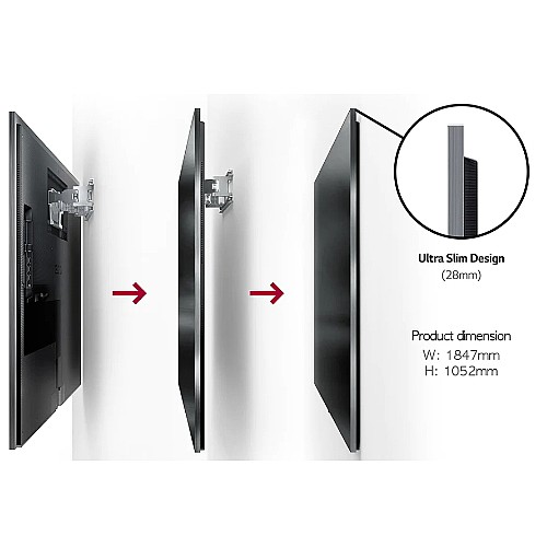 ��� �������� ����������� LG OLED EVO GALLERY EDITION - ����� 83 ���� ���� ���������� 4K ��� OLED83G26LA