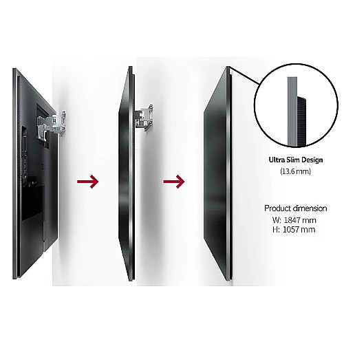 ��� �������� ����������� LG OLED EVO GALLERY EDITION - ����� 83 ����` ���� ���������� 4K ��� OLED83G36LA