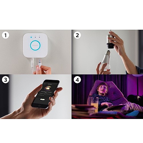 �� 3 ����� ����� �������� �� ���� ���� PHILIPS ������ ��� HUE COLOR KIT