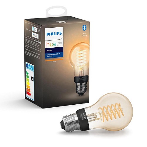 ���� ���� ����� ������ ���� PHILIPS ������ ��� HUE 7W A60 E27 WHITE FILAMENT