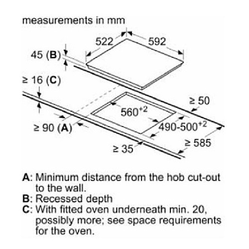 ������ ������ 60 �"� ���� BOSCH ��� ��� PKF631FB2Y