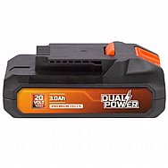 סוללה נטענת 20 וולט DUAL POWER דואל פאוור דגם 106 POWDP9023 סוללה נטענת 20 וולט DUAL POWER דואל פאוור דגם 106 POWDP9023