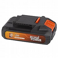 סוללה נטענת 20 וולט DUAL POWER דואל פאוור דגם 106 POWDP9024 סוללה נטענת 20 וולט DUAL POWER דואל פאוור דגם 106 POWDP9024