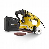 מלטשת אקסצנטרית 125 מ"מ 450W עם 3 אביזרים POWER PLUS פאוור פלוס דגם POWX0471 מלטשת אקסצנטרית 125 מ"מ 450W עם 3 אביזרים POWER PLUS פאוור פלוס דגם POWX0471