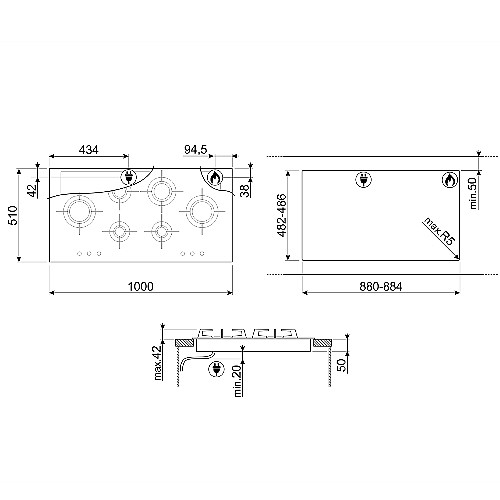 ������ �� 100 �"� ���� SMEG ���� ��� PXL6106